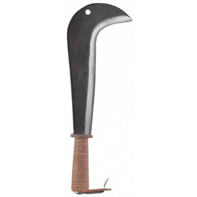 Serpe italienne manche en bois avec revêtement en cuir - 0,7kg - Gedimat - LEBORGNE