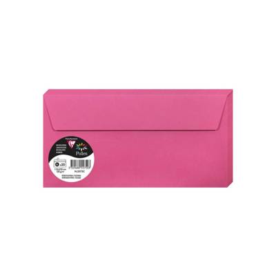 Pack de 20 Enveloppes 120g 110x220 rose fuchsia