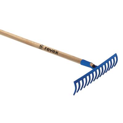 Râteau de culture 14 dents manche en bois largeur peigne 490mm - Gedimat - REVEX
