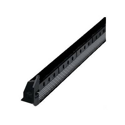 Entrée d'air alu extérieure 471/3 RENSON 475 mm - Noir ral 9005 - 00047138