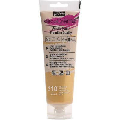 Tube 120ml Peinture Acrylique Décocrème Mat OR