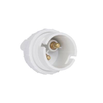 Douille à baïonnette B22 double bague nylon blanc - Gedimat - DEBFLEX