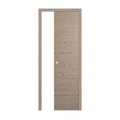 Porte coulissante alvéolaire COME décor chêne noisette - 204 x 73 cm - tire - Gedimat - SIFISA