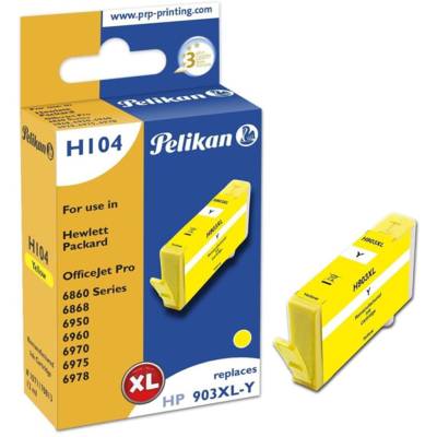 H104 Cartouche d'encre remplace 903XL T6M11AE jaune