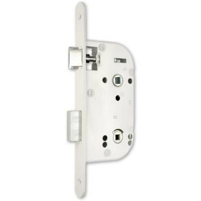 Coffre axe 40 NF métalux Bec de cane condamnable droite aspect inox EURO-ELZETT - sans gache réversible - G841X0D7K4 - Maxoutil