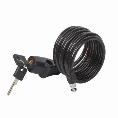 Câble antivol à clé MASTERLOCK L1,8 m et x 8 mm de diamètre - noir - 8126EURDPRO