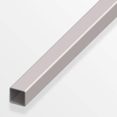 Tube carré en acier profilé à froid gris acier section 30x30mm long.2,00m - Gedimat - ALFER ALUMINIUM