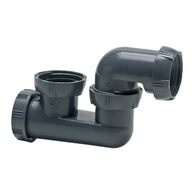 Siphon baignoire orientable - sortie Ø40 mm - Gedimat - WIRQUIN