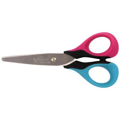 Ciseaux Anneaux Ergonomique Flexibles SENSOFT 13cm Coloris Aléatoire