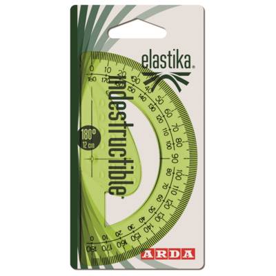 Rapporteur INDESTRUCTIBLE  "elastika" 180° 12 cm