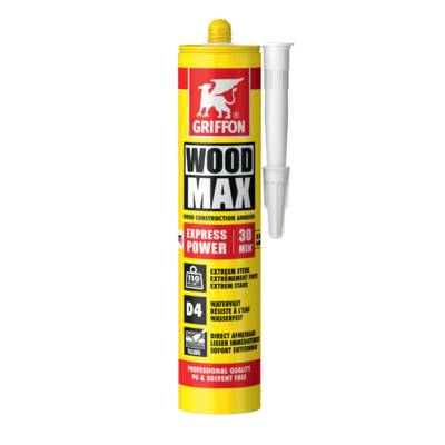 Colle à bois WOOD MAX EXPRESS POWER 380 g - Gedimat - GRIFFON