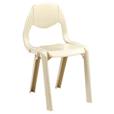 Chaise EXCEL polypropylène - T6 - Beige - Mobidecor