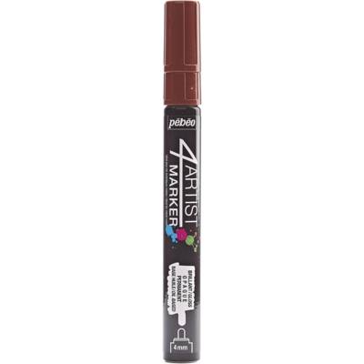 Marqueur peinture 4ARTIST pointe ogive 4 mm MARRON