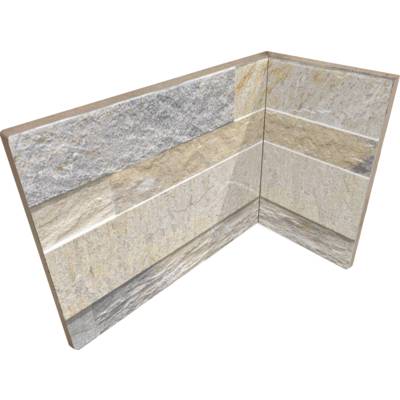 Angle interne CUBICS - 10 x 20 x 15 cm - Gedimat - RONDINE
