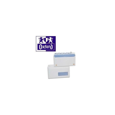 Boîte de 500 Enveloppes DL 110x220 mm 80g Auto Adh. fenêtre 45x100 Blanc