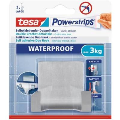 Double Crochet Acier Powerstrips" WAVE" WATERPROOF 3Kg