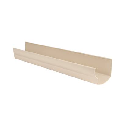 Gouttière 1/2 ronde ovation PVC de 28 sable - Gedimat - NICOLL