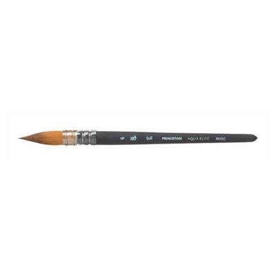 Pinceau artiste ELITE manche court lavis rond monté sur plume 6