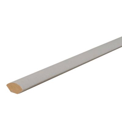 Quart de rond MDF blanc L.2,44 m - ø14 mm - Gedimat - SOTRINBOIS