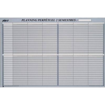 Planning 2 semestres perpétuel souple