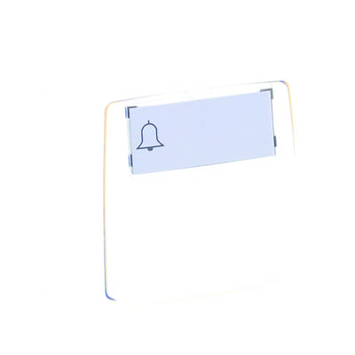 Poussoir simple touche avec porte-étiquette - blanc - Gedimat - LEGRAND