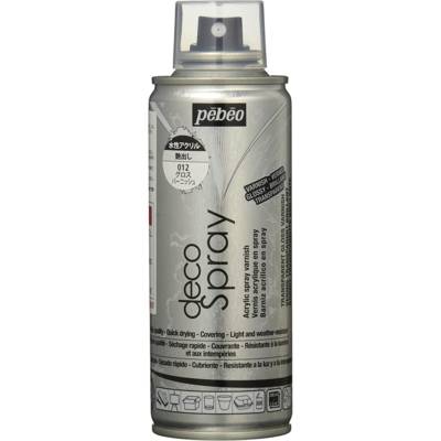 Aérosol Vernis DECOSPRAY 200ml acrylique transparent brillant - PÉBÉO