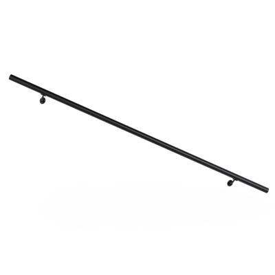 Kit main courante aluminium noir 9005S - 2 m - Gedimat - ORIAL