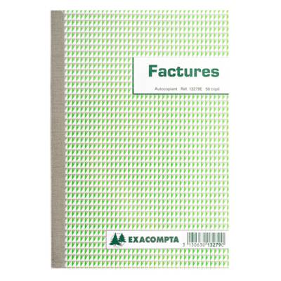 Manifold Factures 21X14,8 50 Tripli Autocopiant - EXACOMPTA