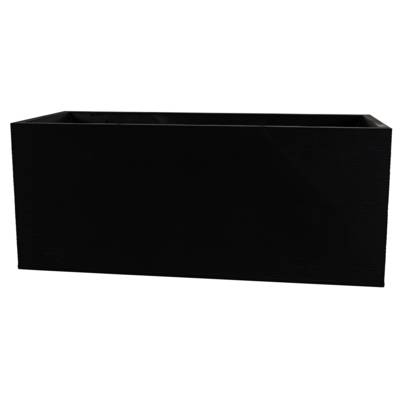 Jardinière rectangle GRAPHIT - 99,5 x 39,5 x 43,5 cm - gris anthracite - Gedimat