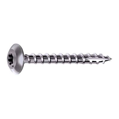 Vis de penture ROCKET tête cylindrique inox A2 à empreinte étoile 6x40mm - Gedimat