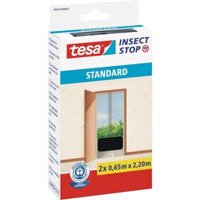 Moustiquaire Insect Stop STANDARD pour Portes 2 x 0,65 x 2,20m Anthracite