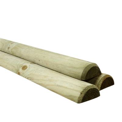 Demi-rondins sans chanfrein classe 4 D80mm - 2,50 m - Gedimat