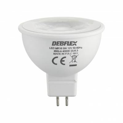 Ampoule spot led clair GU5.3 5W 4000K 400LM - Gedimat - DEBFLEX