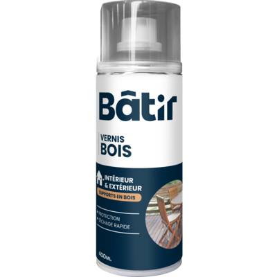 Peinture technique aérosol vernis bois brillant - bombe de 400ml - Gedimat - RECA