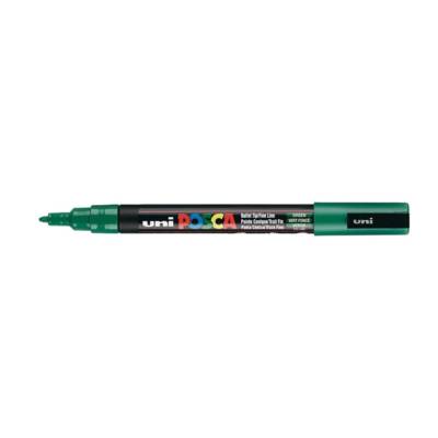 Marqueur pointe conique fine pc3m 0,9 - 1,3mm vert foncé - POSCA