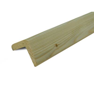 Cornière d'angle Mélèze - 60 x 60 mm 3m - Gedimat - SOTRINBOIS
