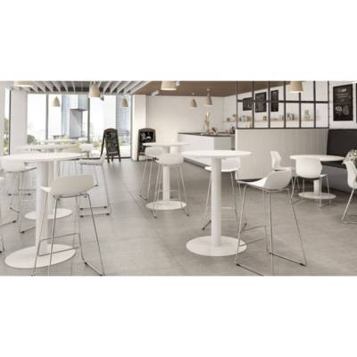 Table haute RESTO ronde - Usage polyvalent en collectivité