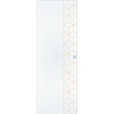 Porte seule 1/3 alvéolaire CUBE - Gedimat