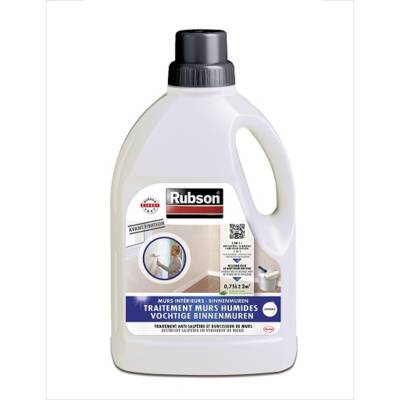 Traitement murs intérieurs humides incolore - bidon de 0.75l - Gedimat - RUBSON