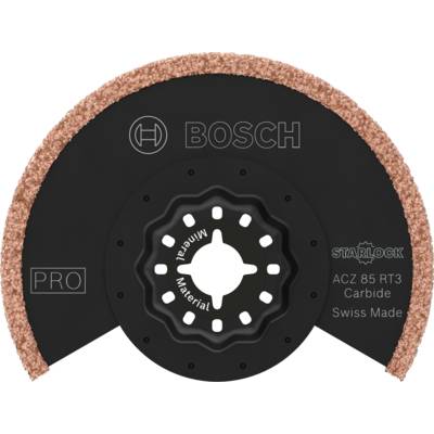 Lame de coupe segmentée à concrétion carbure Starlock PRO ACZ 85 RT3 - Grain 30, Ø 85 mm - BOSCH - 2608669120
