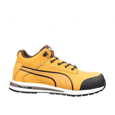 Chaussures de sécurité Dash S3 HRO SRC - T.44 - cuir brun - PUMA SAFETY - 633180407000044