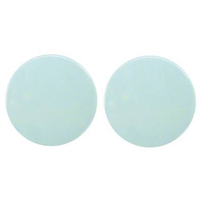 Paire rosace serrure S80 NORMBAU - Bec de cane - gris manhattan 67 - 247060 - Maxoutil