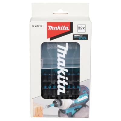 Embout CLEAR CASE IMPACT BLACK - coffret de 32 pièces - Gedimat - MAKITA