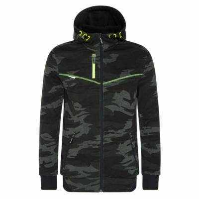 Veste - NORTH WAYS - Botta 1509 Camouflage / Jaune Fluo T.4XL - NINE WORTH