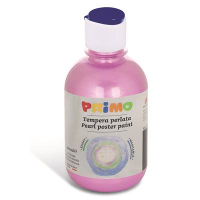Flacon Gouache Ready-Mix Pearl 300 ml Bouchon Flux Control Rose 330 - PRIMO