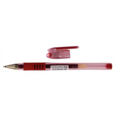 Stylo à bille G1 GRIP pointe large encre gel rouge - PILOT