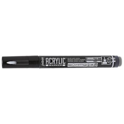 Marqueur ACRYLIC Pointe Ogive 0,7mm noir - PÉBÉO