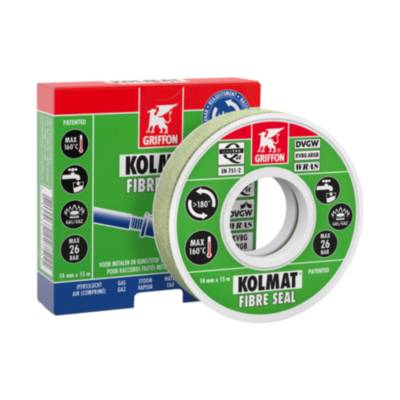 Bande d'étanchéité KOLMAT FIBRE SEAL 12 mm x 15 m - Gedimat - GRIFFON