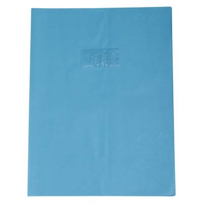 Protège-cahier synthétique 20/100ème 24x32 bleu clair - CLAIREFONTAINE