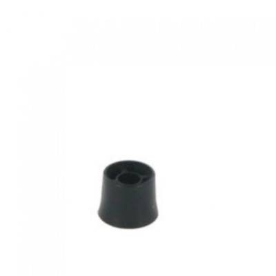 Bague sommier Ø.ext.25mm plastique noir - lot de 4 pièces - Gedimat - NORAIL
